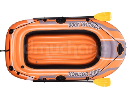 Ponton Hydro-Force Set, wiosła + pompka, Bestway, 188x98 cm