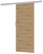 Drzwi przesuwne, naścienne, Greg, 86x205 cm, dąb artisan