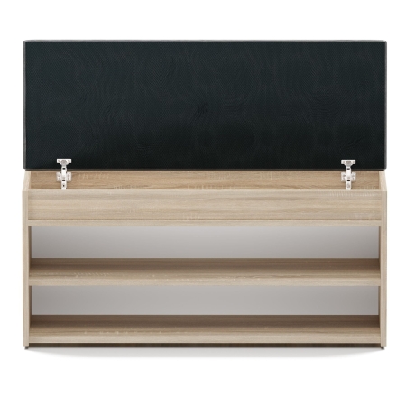 Szafka na buty, siedzisko, Parma 2P, 100x35x49 cm, dąb sonoma