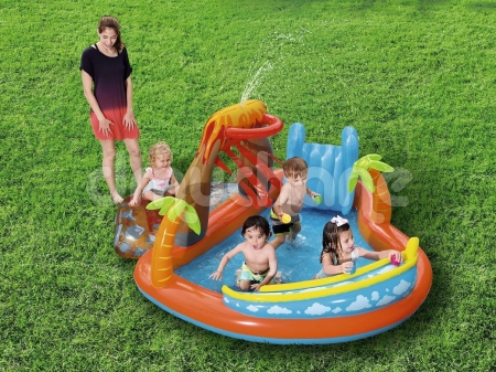 Plac zabaw dmuchany Lava Lagoon, Bestway, 265x265x104 cm