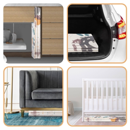 Mata piankowa, składana, Nukido, 200x180 cm, NK-340