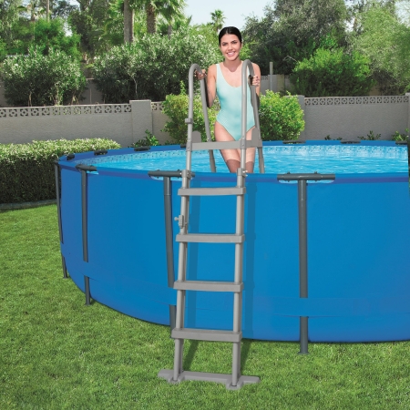 Drabinka bezpieczna do basenów, 132 cm, Bestway
