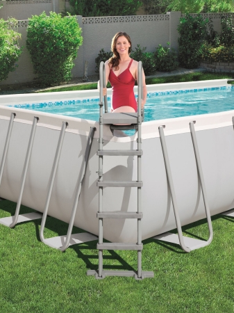 Drabinka bezpieczna do basenów, 132 cm, Bestway