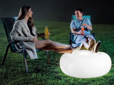 Pływająca dmuchana lampka basenowa, Ottoman Led, Intex, 86x33 cm