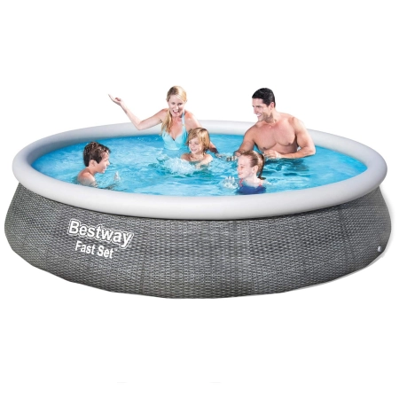 Basen ogrodowy rozporowy, zestaw 16w1, Bestway, 396x84 cm