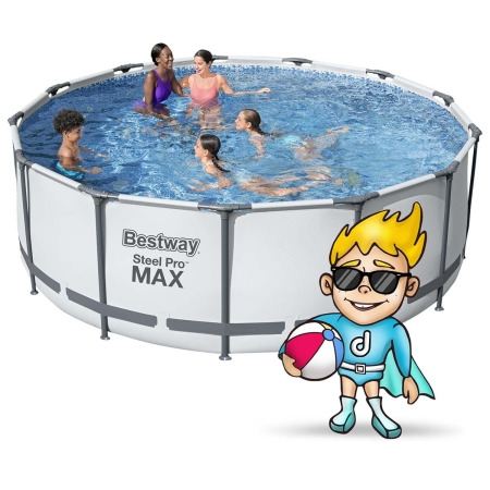 Basen ogrodowy stelażowy, 11w1, Bestway, 396x122 cm