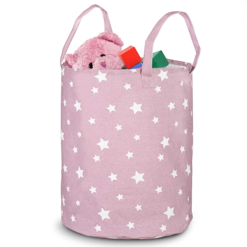 Przejdź do produktu Duży kosz na zabawki, Nukido, różowy