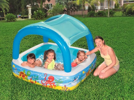 Basenik dla dzieci z daszkiem, Bestway, 140x140x114 cm
