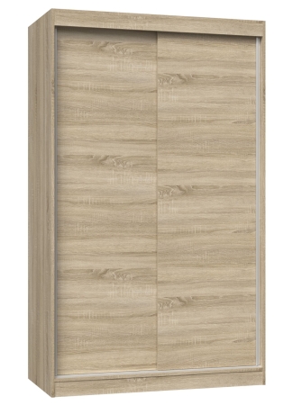Szafa do sypialni, drzwi przesuwne, Iga, 120x61x200 cm, dąb sonoma, mat