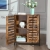 Komoda rustykalna, 70x30x80 cm, ciemny brąz, czarny, mat