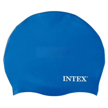 Czepek pływacki na basen, Intex, niebieski