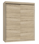 Szafa do sypialni, drzwi przesuwne, Iga, 160x61x200 cm, dąb sonoma