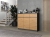 Komoda do sypialni, pokoju, 3D3S, 120x40x97 cm, antracyt, dąb artisan, mat