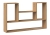 Regał wiszący ścienny, Bilbao 4P, 100x16x60 cm, dąb artisan