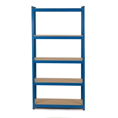 Regał metalowy, magazynowy, Humberg 4845, 90x30x180 cm, niebieski