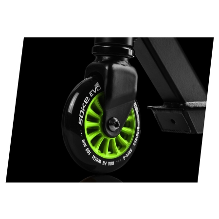 Hulajnoga dwukołowa, wyczynowa, Soke EVO, zielona