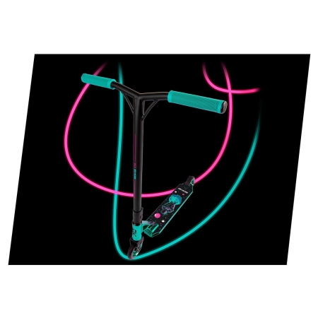 Hulajnoga dwukołowa, wyczynowa, SOKE XTR turkusowo-różowa