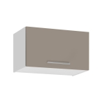 Szafka kuchenna nad okap, AMARO, 60x32x36 cm, biel, beżowy, mat