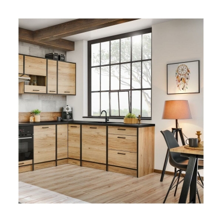Szafka kuchenna wisząca, Carballo, 40x30x72 cm, dąb warmia, mat