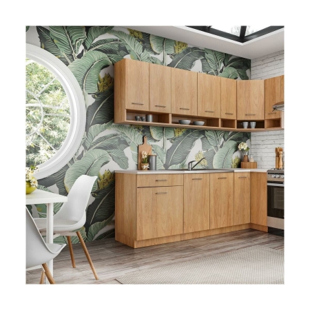 Szafka stojąca z szufladą, Laxy, 60x56x81 cm, dąb hikora, mat