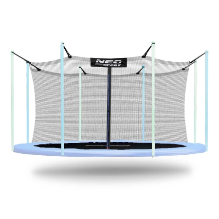 Siatka wewnętrzna do trampoliny 374 cm, 8 słupków, Neo-Sport