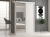 Szafa przesuwna z lustrem, Iga, 120x61x200 cm, biel, mat