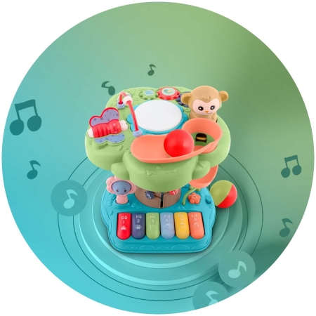 Zabawka edukacyjna, drzewko z melodią, Ricokids