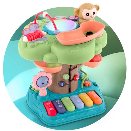 Zabawka edukacyjna, drzewko z melodią, Ricokids