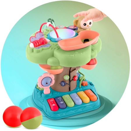 Zabawka edukacyjna, drzewko z melodią, Ricokids