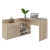Biurko komputerowe, narożne, Dany, 120x50x76 cm, dąb sonoma, mat