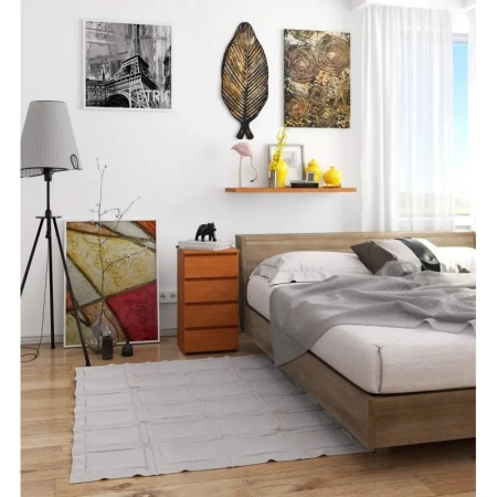 Szafka do sypialni, STILO, 4 szuflady, 40x35x74 cm, olcha, mat