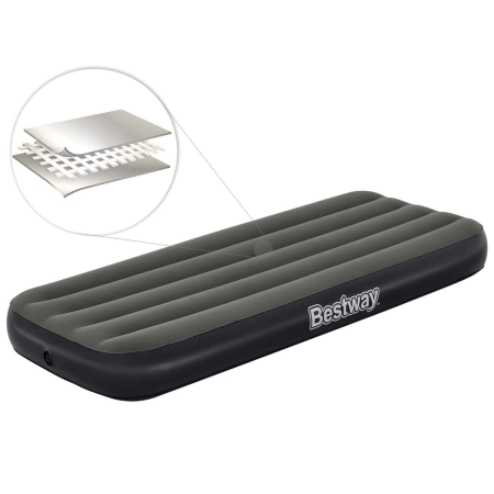 Materac dmuchany, jednoosobowy, 185x76x25 cm, Bestway, zielony