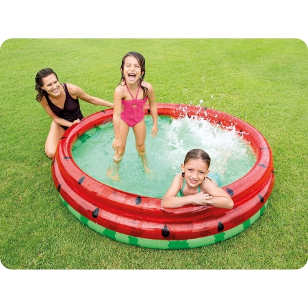Okrągły basen dmuchany, brodzik, arbuz, 168×38 cm, Intex