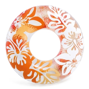 Dmuchane kółko do pływania, Intex, 91 cm, pomarańczowy