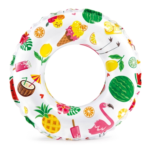Przejdź do produktu Kółko dmuchane do pływania, smakołyki, Intex, 61 cm