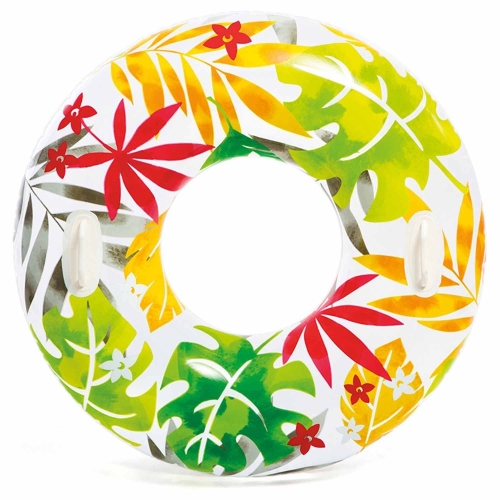 Przejdź do produktu Koło do pływania, kolorowe liście, Intex, 97 cm