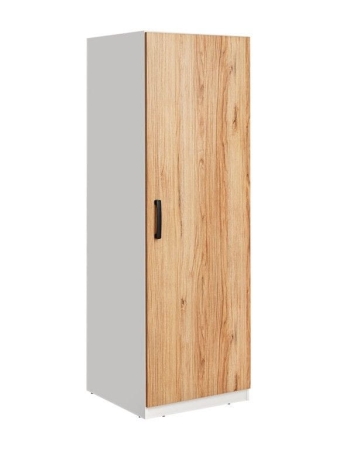 Szafa modułowa, 2 kosze na ubrania, Rubic, 60x58x181 cm, dąb warmia, mat