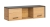 Szafka wisząca, Toronto, 115x30x35 cm, dąb warmia, czarny, mat