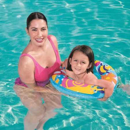 Koło plażowe do pływania dla dzieci, owady, Bestway, 56 cm