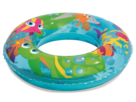 Koło plażowe do pływania dla dzieci, rybki i kraby, Bestway, 56 cm