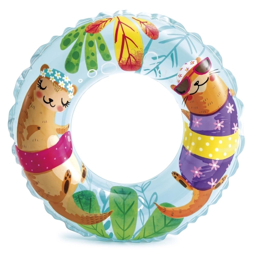 Przejdź do produktu Kółko do pływania, Intex, 61 cm, kolorowe wydry