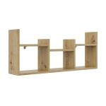 Dekoracyjna półka wisząca, 97x18x40 cm, dąb artisan, mat