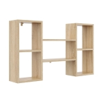 Nowoczesna półka ścienna, 102x18x60 cm, dąb sonoma, mat