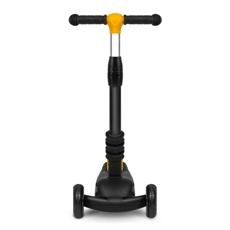 Hulajnoga trójkołowa, Cubi, 56x26x79 cm, czarno-pomarańczowa