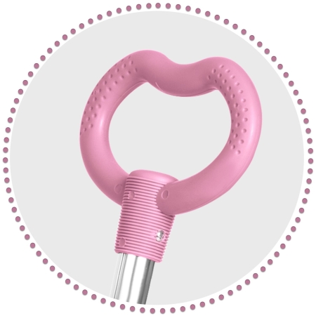 Hulajnoga trójkołowa, 3w1, Todi, 57x26x79 cm, różowy