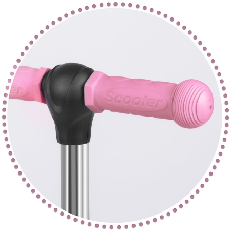 Hulajnoga trójkołowa, 3w1, Todi, 57x26x79 cm, różowy