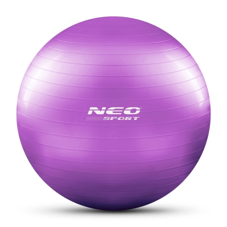 Piłka do aerobiku, fitness, NS-951, 65 cm, fioletowy