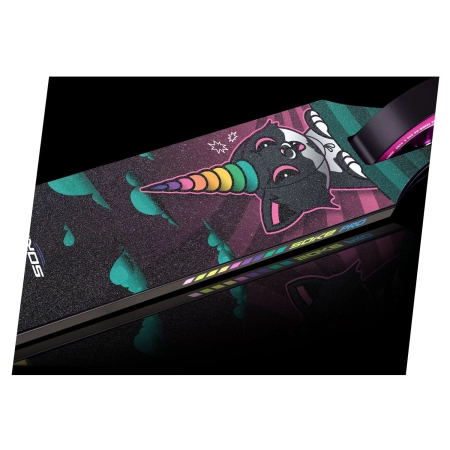 Papier ścierny, grip do hulajnogi, Pro, rainbow cat