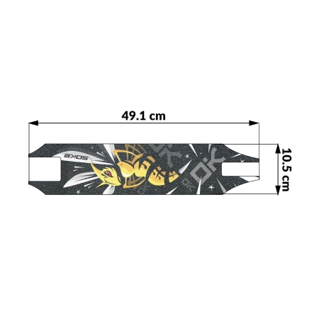 Grip do hulajnogi, papier ścierny, XTR, hornet