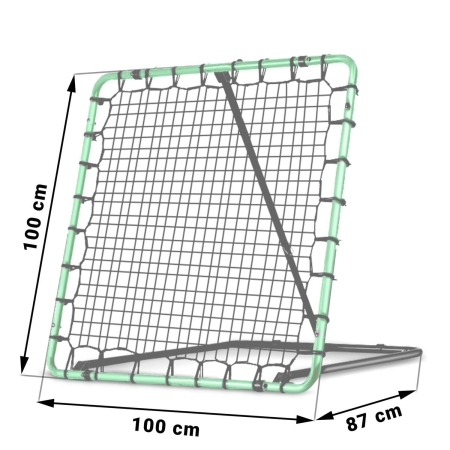 Bramka treningowa, rebounder, Neo-Sport, 100x100 cm